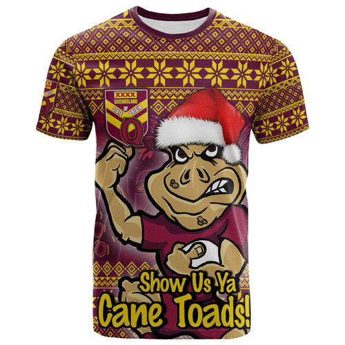 Cane Toads T-shirt - Custom Christmas Show Us Ya Cane Toads T-shirt