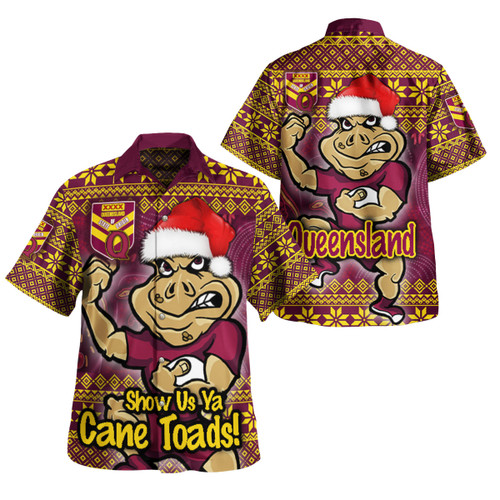 Cane Toads Hawaiian Shirt - Custom Christmas Show Us Ya Cane Toads Hawaiian Shirt