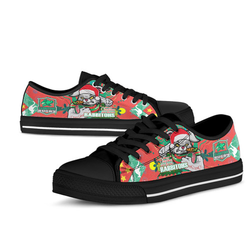 Souths Christmas Low Top Shoes - Merry Christmas Super Souths With Ball And Patterns Souths Christmas Low Top Shoes - Merry Christmas Super Souths With Ball And Patterns