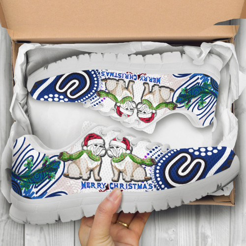 Canterbury-Bankstown Christmas Sneakers - Merry Canterbury-Bankstown Christmas Indigenous Sneakers Canterbury-Bankstown Christmas Sneakers - Merry Canterbury-Bankstown Christmas Indigenous Sneakers
