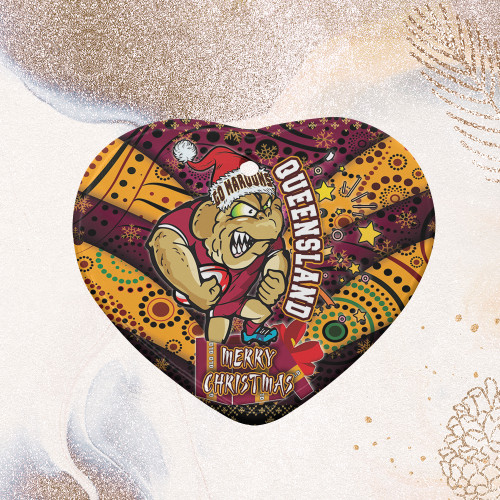 Cane Toads Christmas Ornament - QLD Go Maroons Cane Toads Aboriginal Inspired With Snowflake Ornament Cane Toads Christmas Ornament - QLD Go Maroons Cane Toads Aboriginal Inspired With Snowflake Ornament