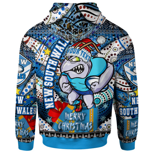 Cockroaches  Christmas Hoodie - Custom NSW Go Blues Cockroaches Aboriginal Inspired With Snowflake Hoodie Cockroaches  Christmas Hoodie - Custom NSW Go Blues Cockroaches Aboriginal Inspired With Snowflake Hoodie