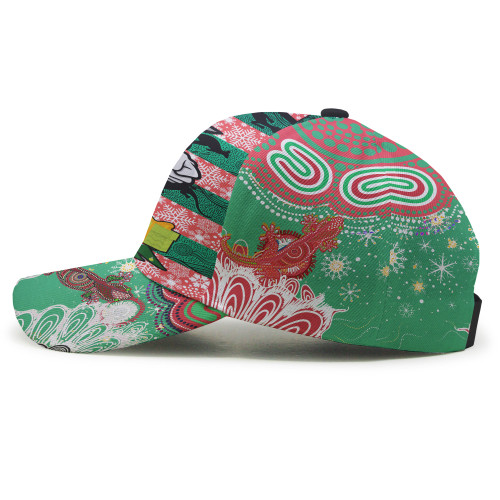 South Sydney Rabbitohs Christmas Cap - Merry Christmas Super South Sydney Rabbitohs With Ball And Patterns Cap South Sydney Rabbitohs Christmas Cap - Merry Christmas Super South Sydney Rabbitohs With Ball And Patterns Cap