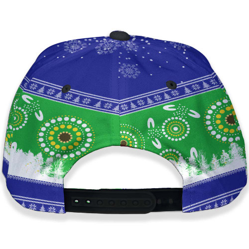 Parramatta Eels Christmas Cap - Parramatta Eels Ugly Christmas And Aboriginal Patterns Cap Parramatta Eels Christmas Cap - Parramatta Eels Ugly Christmas And Aboriginal Patterns Cap
