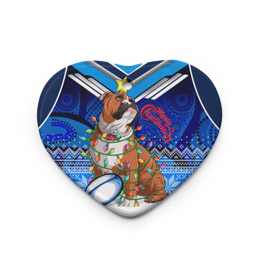 Canterbury-Bankstown Bulldogs Christmas Ornaments - Pride To Be A Canterbury-Bankstown Bulldogs Ugly Christmas Pattern And Aboriginal Inspired Ornaments Canterbury-Bankstown Bulldogs Christmas Ornaments - Pride To Be A Canterbury-Bankstown Bulldogs Ugly Christmas Pattern And Aboriginal Inspired Ornaments