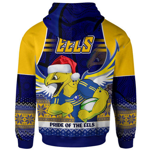 Parramatta Eels Christmas Hoodie - Custom Pride Of Parramatta Eels Ugly Christmas Pattern And Aboriginal Inspired Hoodie Parramatta Eels Christmas Hoodie - Custom Pride Of Parramatta Eels Ugly Christmas Pattern And Aboriginal Inspired Hoodie