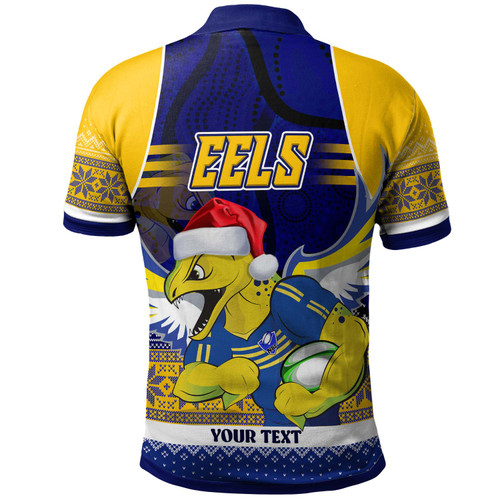Parramatta Eels Christmas Polo Shirt - Custom Pride Of Parramatta Eels Ugly Christmas Pattern And Aboriginal Inspired Polo Shirt Parramatta Eels Christmas Polo Shirt - Custom Pride Of Parramatta Eels Ugly Christmas Pattern And Aboriginal Inspired Polo Shirt
