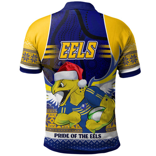 Parramatta Eels Christmas Polo Shirt - Custom Pride Of Parramatta Eels Ugly Christmas Pattern And Aboriginal Inspired Polo Shirt Parramatta Eels Christmas Polo Shirt - Custom Pride Of Parramatta Eels Ugly Christmas Pattern And Aboriginal Inspired Polo Shirt