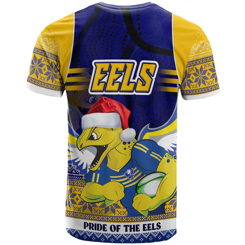 Parramatta Eels Christmas T-shirt - Custom Pride Of Parramatta Eels Ugly Christmas Pattern And Aboriginal Inspired T-shirt Parramatta Eels Christmas T-shirt - Custom Pride Of Parramatta Eels Ugly Christmas Pattern And Aboriginal Inspired T-shirt