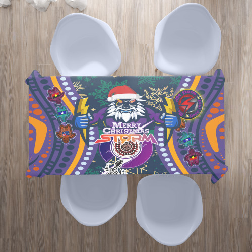 Melbourne Christmas Tablecloth - Merry Christmas Indigenous Melbourne Tablecloth Melbourne Christmas Tablecloth - Merry Christmas Indigenous Melbourne Tablecloth