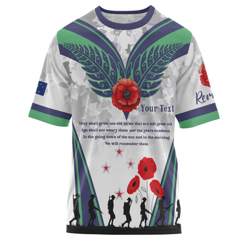 New Zealand Anzac Custom T-shirt - We Will Remember Them T-shirt New Zealand Anzac Custom T-shirt - We Will Remember Them T-shirt