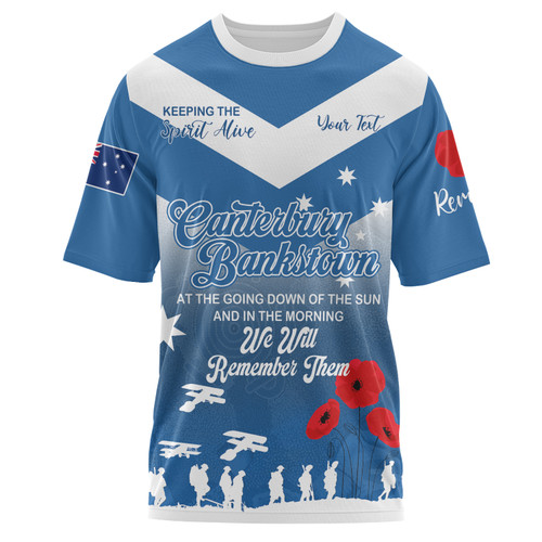 Australia Anzac Custom T-Shirt - Keeping the Spirit Alive T-Shirt Australia Anzac Custom T-Shirt - Keeping the Spirit Alive T-Shirt