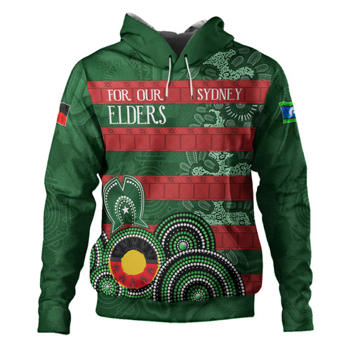 South Sydney Rabbitohs Hoodie - Custom For Our Elders Hoodie South Sydney Rabbitohs Hoodie - Custom For Our Elders Hoodie