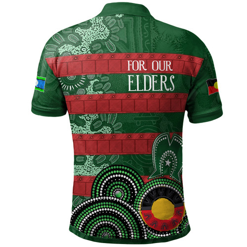South Sydney Rabbitohs Polo Shirt - Custom For Our Elders Polo Shirt South Sydney Rabbitohs Polo Shirt - Custom For Our Elders Polo Shirt