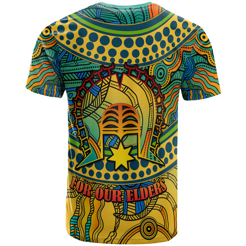 Parramatta Eels Naidoc T-shirt - Custom For Our Elders T-shirt Parramatta Eels Naidoc T-shirt - Custom For Our Elders T-shirt