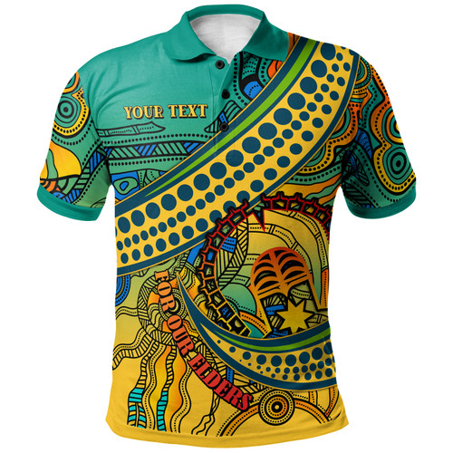 Parramatta Eels Naidoc Polo Shirt - Custom For Our Elders Polo Shirt Parramatta Eels Naidoc Polo Shirt - Custom For Our Elders Polo Shirt