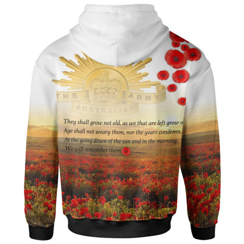 Australia Anzac Day Hoodie - We Will Remember Them Ver2 Australia Anzac Day Hoodie - We Will Remember Them Ver2