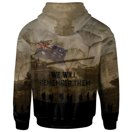 Australia Anzac Day Anzac Hoodie - Lest We Forget Vintage Style Australia Anzac Day Anzac Hoodie - Lest We Forget Vintage Style