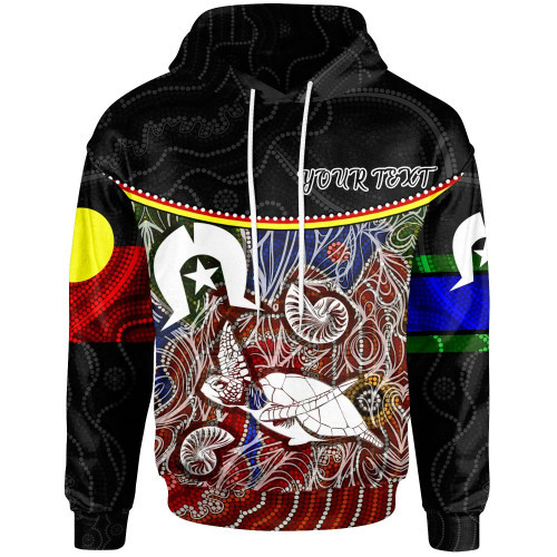 Australia Custom Hoodie - Aboriginal Inspired Dot In Naidoc Week Style