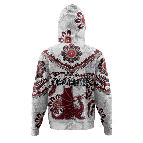 St. George Illawarra Dragons Naidoc Hoodie - Custom For Our Elders Boomerangs Hoodie St. George Illawarra Dragons Naidoc Hoodie - Custom For Our Elders Boomerangs Hoodie