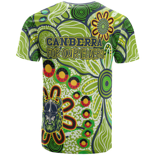 Canberra Raiders Naidoc T-shirt - Custom For Our Elders T-shirt Canberra Raiders Naidoc T-shirt - Custom For Our Elders T-shirt
