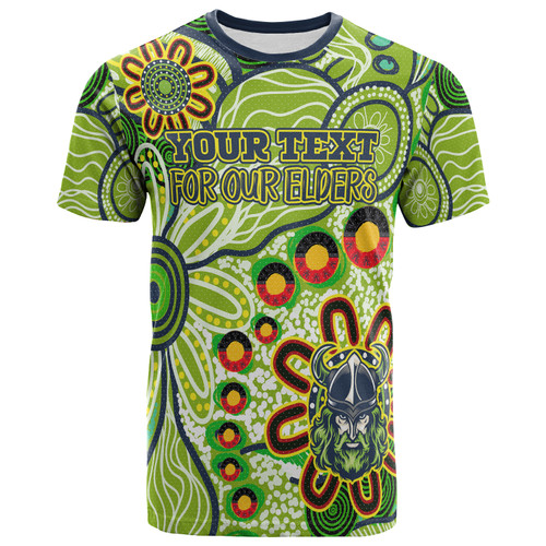 Canberra Raiders Naidoc T-shirt - Custom For Our Elders T-shirt Canberra Raiders Naidoc T-shirt - Custom For Our Elders T-shirt