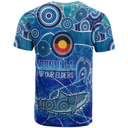 Cronulla-Sutherland Sharks Naidoc T-shirt - Custom For Our Elders T-shirt Cronulla-Sutherland Sharks Naidoc T-shirt - Custom For Our Elders T-shirt