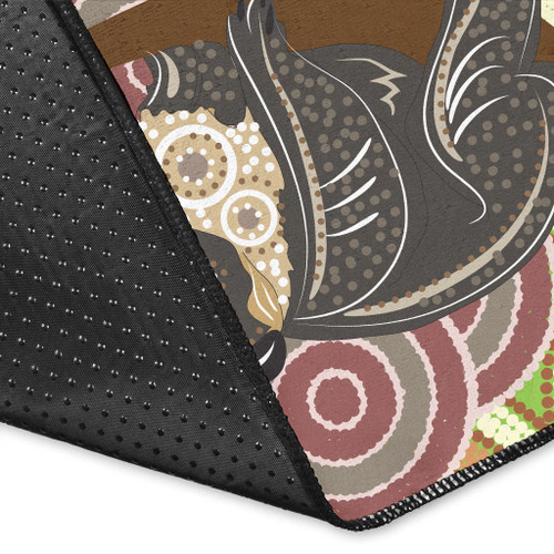 Australia Aboriginal Inspired Area Rug - Koala Aboriginal Dot Art Vector Australia Aboriginal Inspired Area Rug - Koala Aboriginal Dot Art Vector