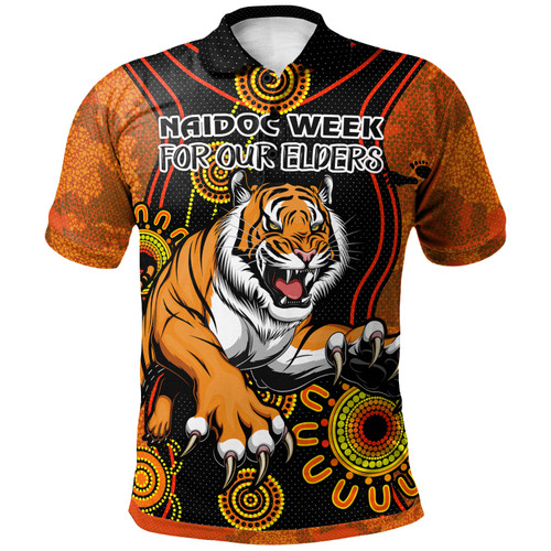 South Sydney Rabbitohs Naidoc Polo Shirt - Custom The  For Our Elders Polo Shirt