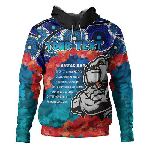 Australia Anzac Custom Hoodie - Aussie Anzac Bulldog Hoodie Australia Anzac Custom Hoodie - Aussie Anzac Bulldog Hoodie