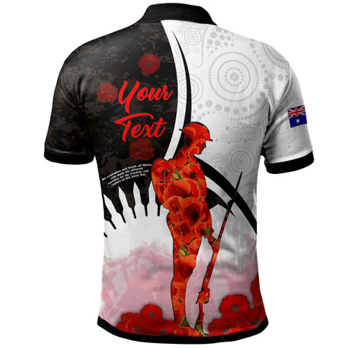 Australia Anzac Day Polo Shirt - Custom Lest We Forget Poppies Soldier Blood In My Heroes Polo Shirt Australia Anzac Day Polo Shirt - Custom Lest We Forget Poppies Soldier Blood In My Heroes Polo Shirt
