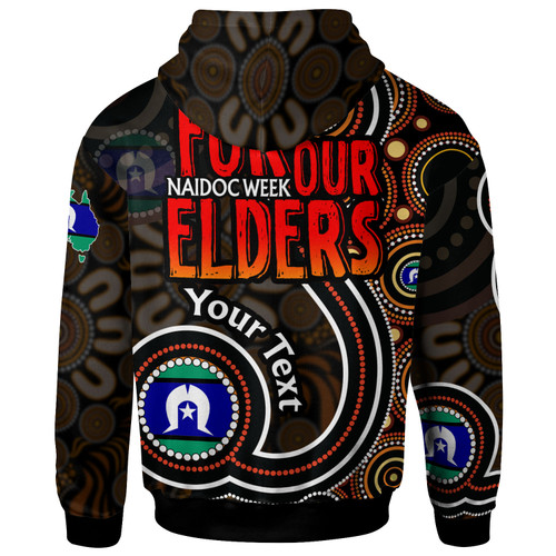 Naidoc Week Hoodie - Custom For Our Elders Aboriginal Inspired Dot Art Hoodie Naidoc Week Hoodie - Custom For Our Elders Aboriginal Inspired Dot Art Hoodie