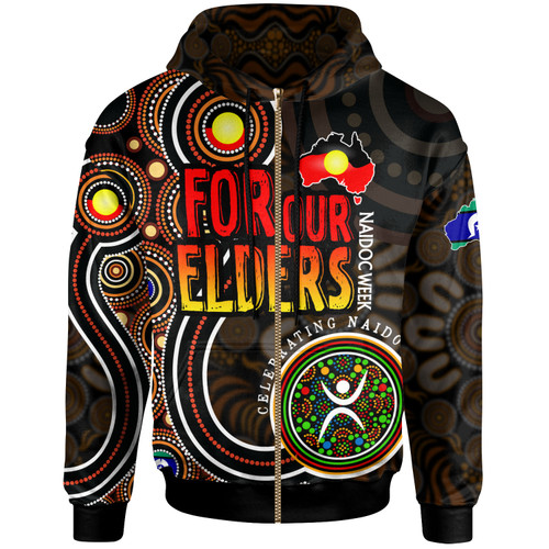 Naidoc Week Hoodie - Custom For Our Elders Aboriginal Inspired Dot Art Hoodie Naidoc Week Hoodie - Custom For Our Elders Aboriginal Inspired Dot Art Hoodie