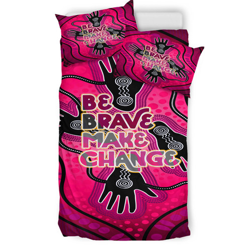 Australia National Reconciliation Week Bedding Set - "Be Brave, Make Change" Friendship and unity concept Australia National Reconciliation Week Bedding Set - "Be Brave, Make Change" Friendship and unity concept