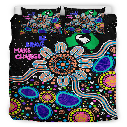 Australia National Reconciliation Week Bedding Set - Be Brave, Make Change Reconciliation Day Australia National Reconciliation Week Bedding Set - Be Brave, Make Change Reconciliation Day