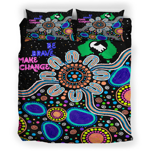 Australia National Reconciliation Week Bedding Set - Be Brave, Make Change Reconciliation Day Australia National Reconciliation Week Bedding Set - Be Brave, Make Change Reconciliation Day