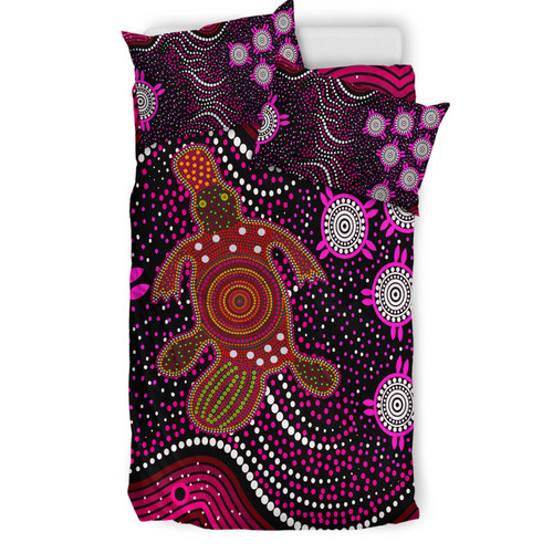 Australia Indigenous Bedding Set - Aboriginal inspired Plapytus dreaming Australia Indigenous Bedding Set - Aboriginal inspired Plapytus dreaming