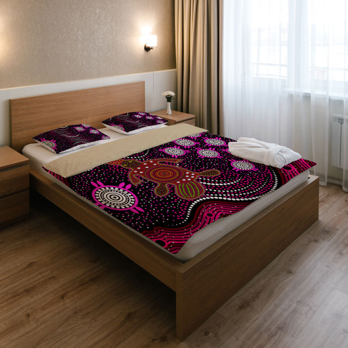 Australia Indigenous Bedding Set - Aboriginal inspired Plapytus dreaming Australia Indigenous Bedding Set - Aboriginal inspired Plapytus dreaming