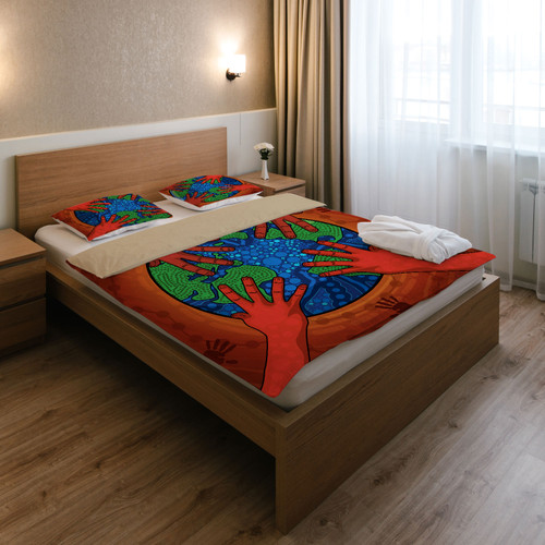 Australia Indigenous Bedding Set - Save the planet together