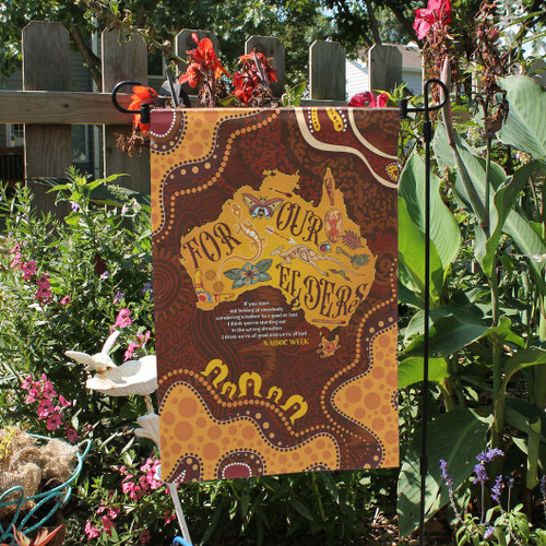 Australia Naidoc Week Flag - Custom For Our Elders Naidoc Quotes Aboriginal Inspired Land Flag Australia Naidoc Week Flag - Custom For Our Elders Naidoc Quotes Aboriginal Inspired Land Flag