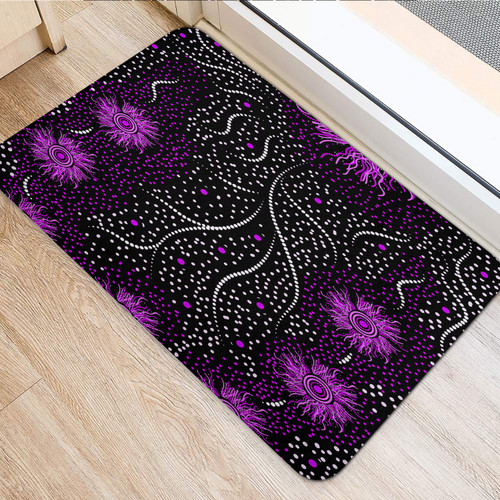 Australia Aboriginal Inspired Door Mat - Aboriginal dot painting dreaming art Australia Aboriginal Inspired Door Mat - Aboriginal dot painting dreaming art
