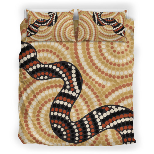 Australia Aboriginal Inspired Bedding Set - Snake Aboriginal Inspired Australia Aboriginal Inspired Bedding Set - Snake Aboriginal Inspired