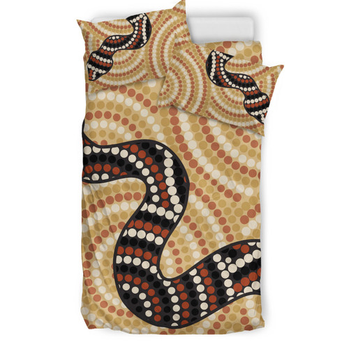 Australia Aboriginal Inspired Bedding Set - Snake Aboriginal Inspired Australia Aboriginal Inspired Bedding Set - Snake Aboriginal Inspired