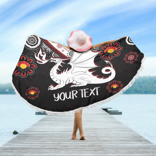 St. George Illawarra Dragons Naidoc Beach Blanket - Custom For Our Elders Boomerangs Beach Towel St. George Illawarra Dragons Naidoc Beach Blanket - Custom For Our Elders Boomerangs Beach Towel
