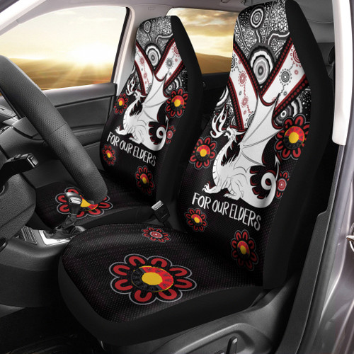 St. George Illawarra Dragons Naidoc Car Seat Covers - Custom For Our Elders Boomerangs Car Seat Covers St. George Illawarra Dragons Naidoc Car Seat Covers - Custom For Our Elders Boomerangs Car Seat Covers