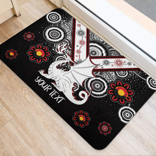 St. George Illawarra Dragons Naidoc Door Mat - Custom For Our Elders Boomerangs Door Mat
