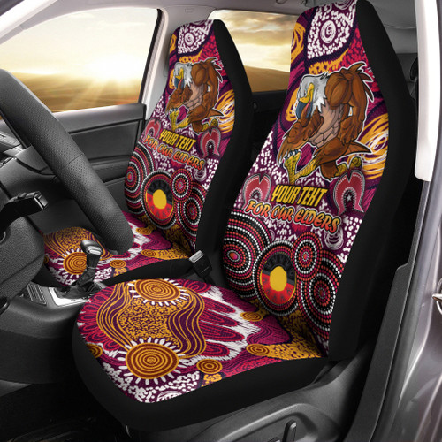 Manly Warringah Sea Eagles Naidoc Car Seat Covers - Custom For Our Elders Car Seat Covers Manly Warringah Sea Eagles Naidoc Car Seat Covers - Custom For Our Elders Car Seat Covers