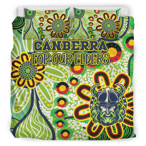 Canberra Raiders Naidoc Bedding Set - Custom For Our Elders Bedding Set Canberra Raiders Naidoc Bedding Set - Custom For Our Elders Bedding Set