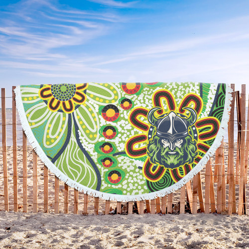 Canberra Raiders Naidoc Beach Blanket - Custom For Our Elders Beach Blanket Canberra Raiders Naidoc Beach Blanket - Custom For Our Elders Beach Blanket