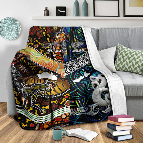 Australia Aboriginal Inspired Blanket - Aotearoa and Australia Indigenous Culture Australia Aboriginal Inspired Blanket - Aotearoa and Australia Indigenous Culture